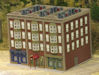 Download the .stl file and 3D Print your own Downtown Apartments & Shops HO scale model for your model train set.